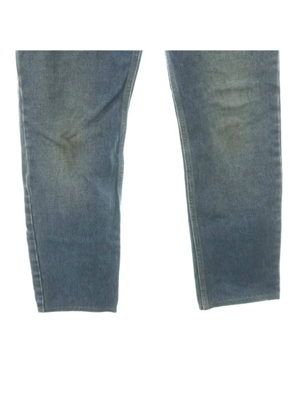 Gucci Logo Patch Straight Denim Pants Jeans 32 Indigo